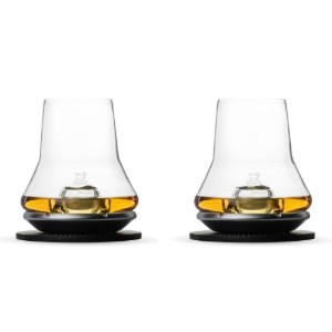 Set di 2 bicchieri da whisky con base di raffreddamento, 380 ml, "Les Impitoyables" - Peugeot