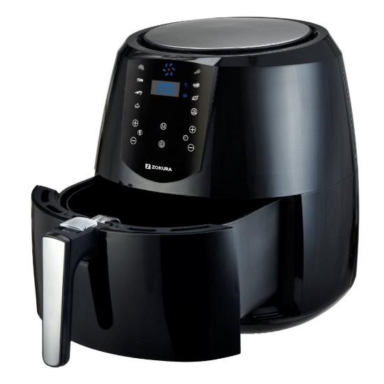 Heteluchtfriteuse, 5,2 L, 1800 W - Zokura