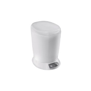 Ronde prullenbak, 6 L, Wit - merk "simplehuman"