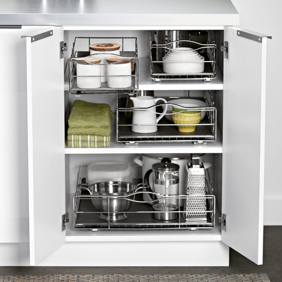 Verschuifbare organizer voor kast, 22,8 x 50,8 cm - merk "simplehuman"