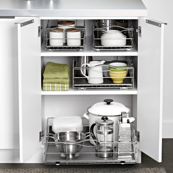 Verschuifbare organizer voor kast, 50,2 x 50,8 cm - merk "simplehuman"