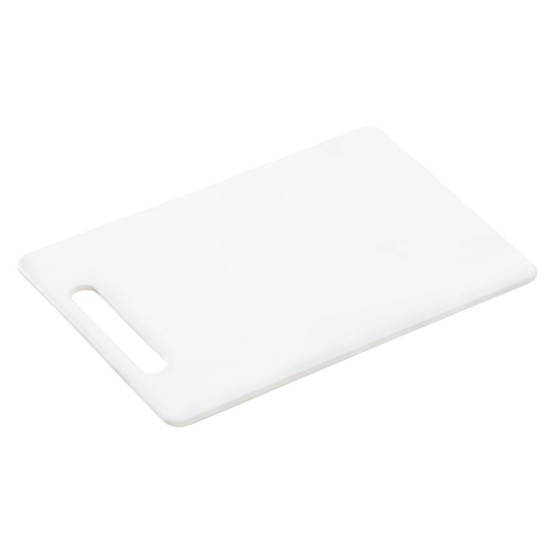 Plastic chopping board, 34 x 24 cm, 0.6 cm thick, White - Kesper