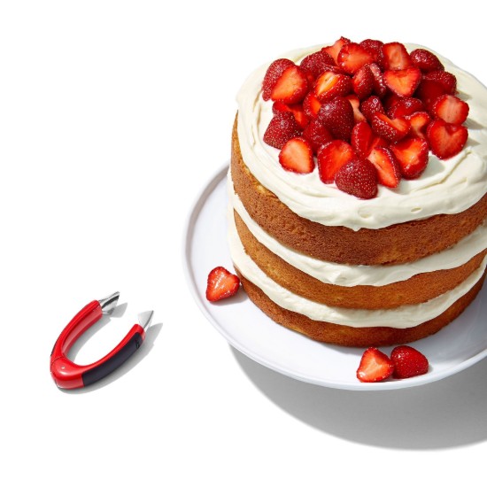 Aardbeienschiltang, roestvrij staal - OXO