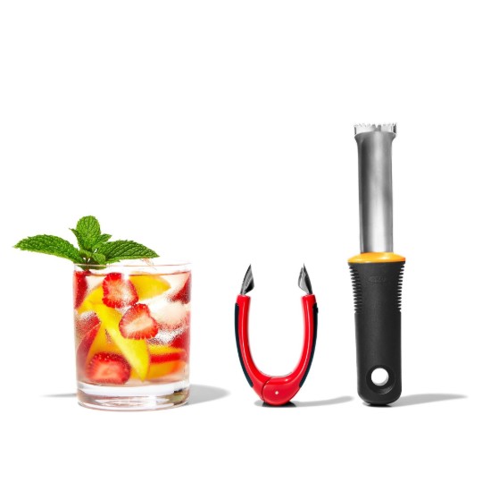 Aardbeienschiltang, roestvrij staal - OXO