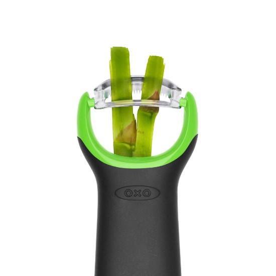 Pelapatate per asparagi, acciaio inox, verde - OXO