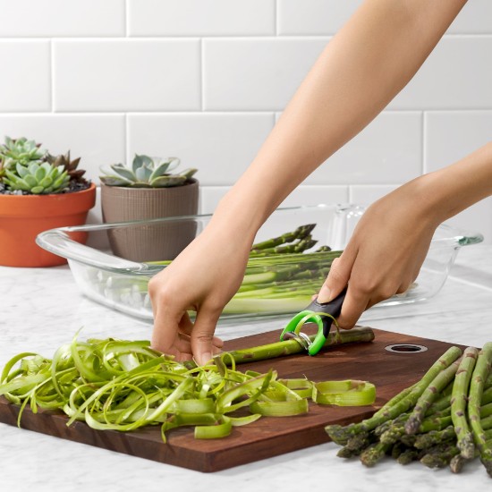 Pelapatate per asparagi, acciaio inox, verde - OXO