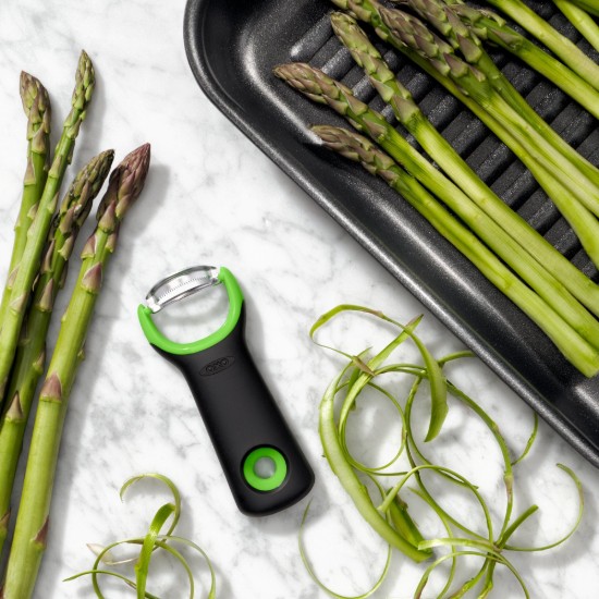 Pelapatate per asparagi, acciaio inox, verde - OXO