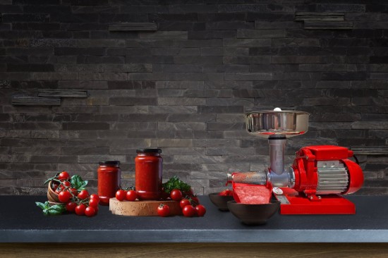 Elektrische tomatenpers, 450 W, met roestvrijstalen trechter - Cibustek
