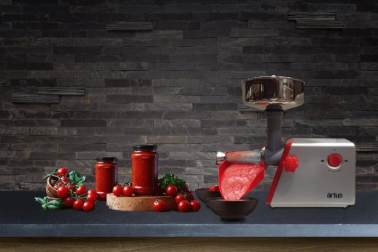 Spremiagrumi elettrico "Artus", 550 W, con imbuto in acciaio inox - Cibustek