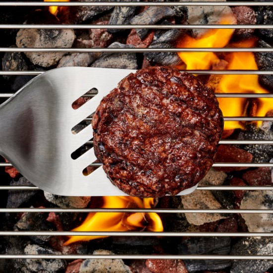 Turner and tongs grill set, stainless steel - OXO
