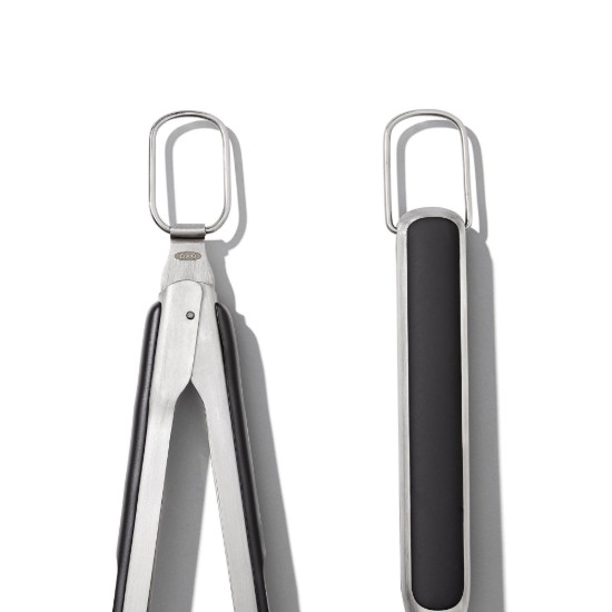 Turner and tongs grill set, stainless steel - OXO