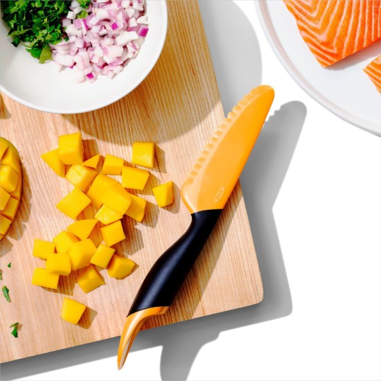 Mango slicing knife with scoop, plastic - OXO