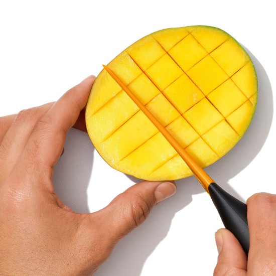 Mango slicing knife with scoop, plastic - OXO