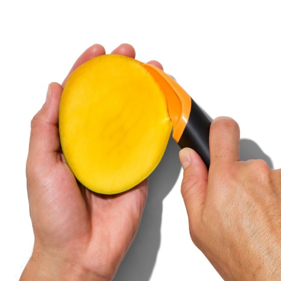 Mango slicing knife with scoop, plastic - OXO