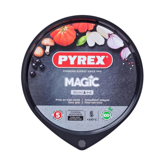 Teglia per pizza, acciaio al carbonio, 35 x 32 cm, Magic - Pyrex
