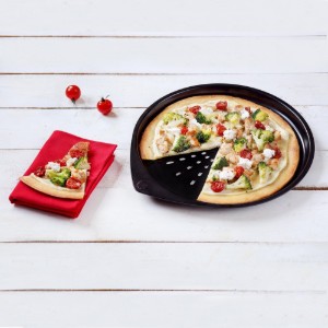 Pizzapan, koolstofstaal, 35 x 32 cm, Magic - Pyrex