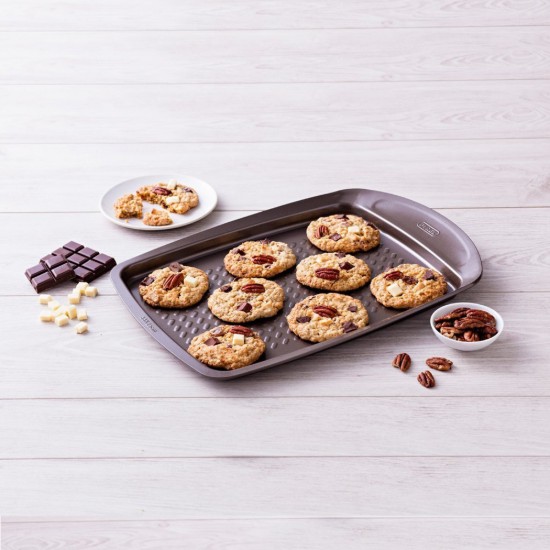 Baking tray, 33 x 25 cm, "ASIMETRIA", carbon steel - Pyrex