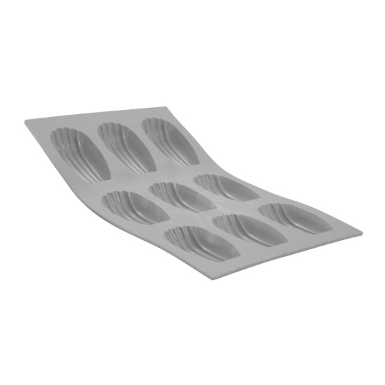 Stampo in silicone per 9 madlenes, 30 x 17,6 cm - marchio "de Buyer".
