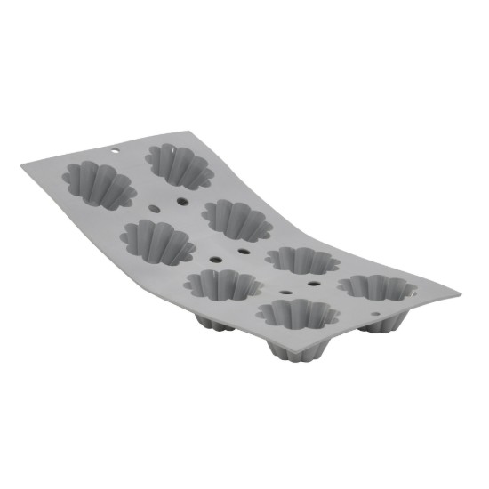 Siliconen mal voor 8 muffins, 30 x 17,6 cm - merk "de Buyer"