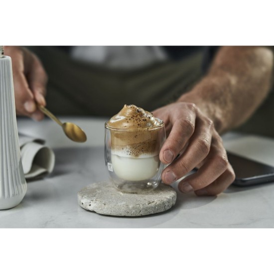 Σετ 2 φλιτζανιών espresso, διπλού τοιχώματος, από γυαλί, 80ml, "Sorrento" - Zwilling