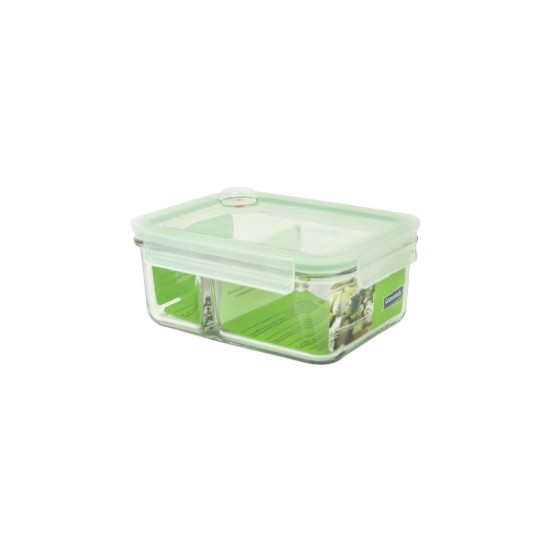 Food storage container, "Air Type" range, 670 ml, made from glass - Glasslock