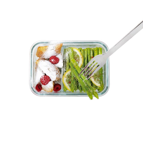 Food storage container, "Air Type" range, 670 ml, made from glass - Glasslock
