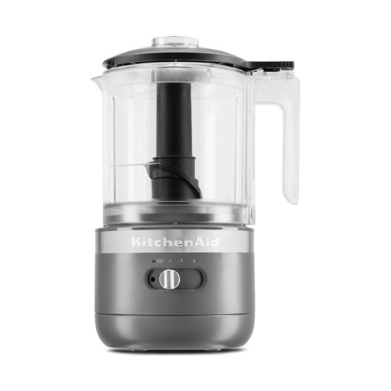 Snoerloze hakmolen, kleur "Charcoal Grey" - merk KitchenAid