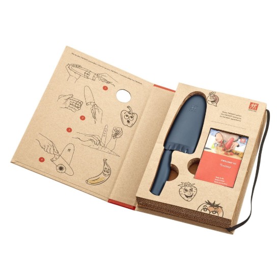Children's chef's knife, 10 cm, Twinny, blue - Zwilling