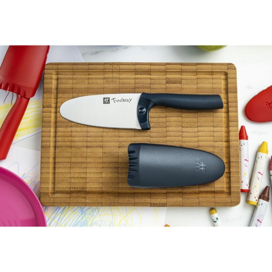 Children's chef's knife, 10 cm, Twinny, blue - Zwilling