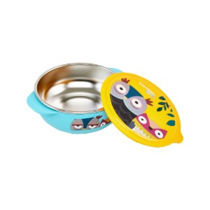 Bowl made from stainless steel, 400 ml, “Infant” range, blue - Cuitisan