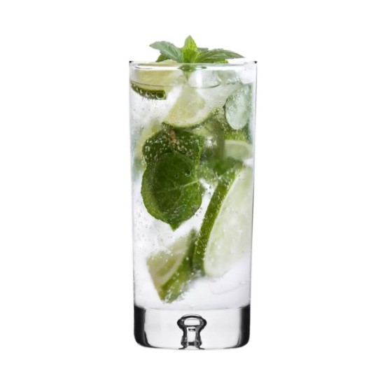 Conjunto de 6 copos Long Drinks em vidro cristalino, 300 ml, "Legend" - Krosno