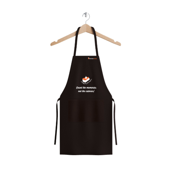 Kitchen apron  "Count the memories, not calories"