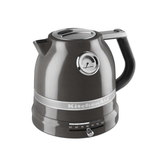 Waterkoker, Artisan 1.5L, "Medallion Silver" kleur - merk KitchenAid