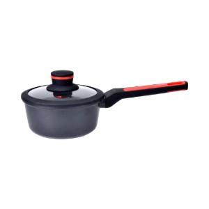 Pentola con coperchio in vetro, alluminio, 16 cm/1,1 L, 'Noble' - Zokura