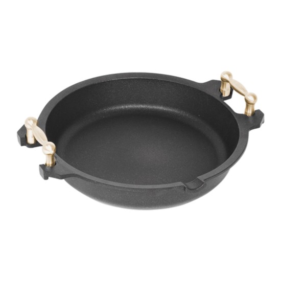 Paella panne, 32 cm, aluminium, høyde 7 cm - AMT Gastroguss