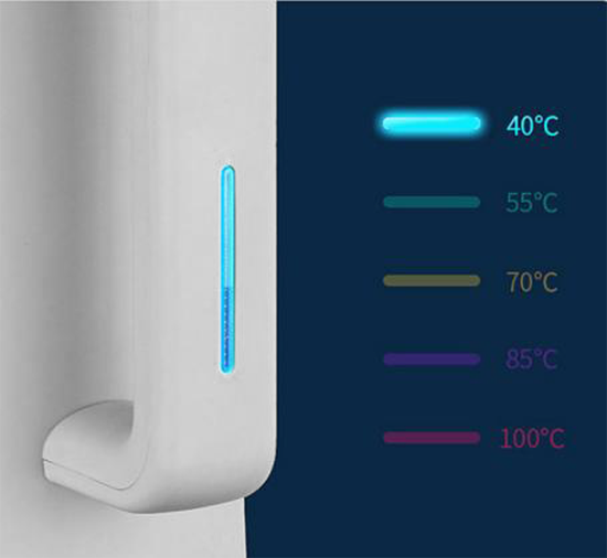 Waterkoker, 1,7 L, 2200 W, 5 vooraf ingestelde temperaturen - Zokura