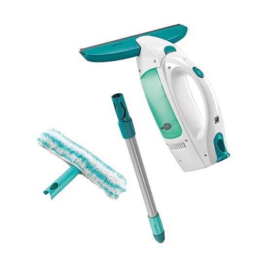 Conjunto de aspirador Dry&Clean para janelas, com limpa-vidros e pega - Leifheit