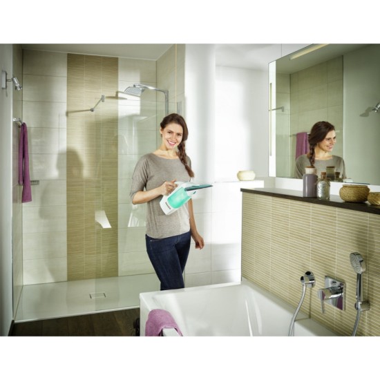 Conjunto de aspirador Dry&Clean para janelas, com limpa-vidros e pega - Leifheit