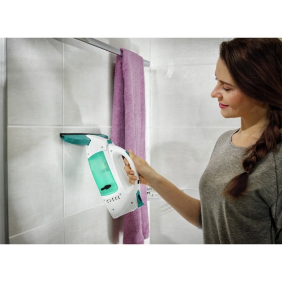 Conjunto de aspirador Dry&Clean para janelas, com limpa-vidros e pega - Leifheit