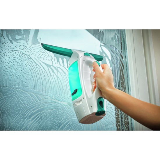 Conjunto de aspirador Dry&Clean para janelas, com limpa-vidros e pega - Leifheit