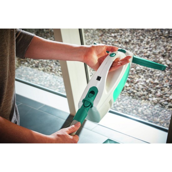 Conjunto de aspirador Dry&Clean para janelas, com limpa-vidros e pega - Leifheit