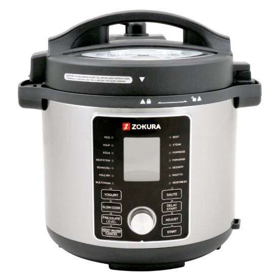 2-in-1 multifunctionele elektrische snelkookpan, 5,6 L, 1500 W - Zokura