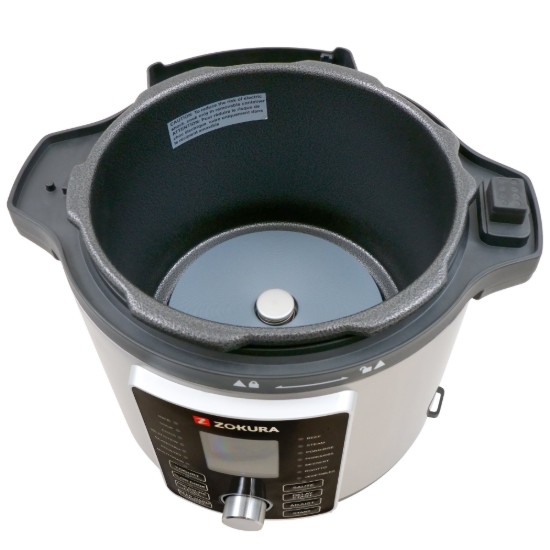 2-in-1 multifunctionele elektrische snelkookpan, 5,6 L, 1500 W - Zokura