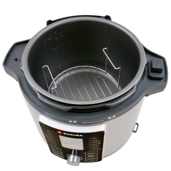 2-in-1 multifunctionele elektrische snelkookpan, 5,6 L, 1500 W - Zokura