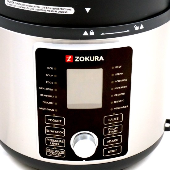 2-in-1 multifunctionele elektrische snelkookpan, 5,6 L, 1500 W - Zokura