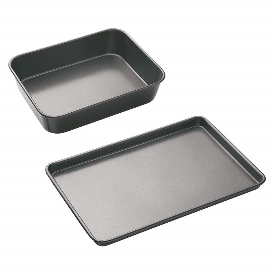 Set bakplaten voor de oven, koolstofstaal - van Kitchen Craft