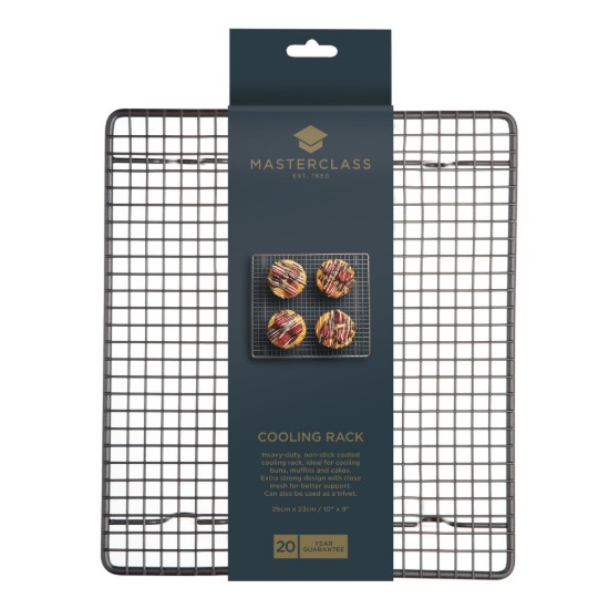 Grill voor koeling, 26 x 23 cm, koolstofstaal - door Kitchen Craft