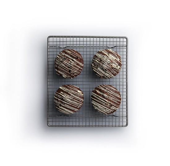 Grill voor koeling, 26 x 23 cm, koolstofstaal - door Kitchen Craft