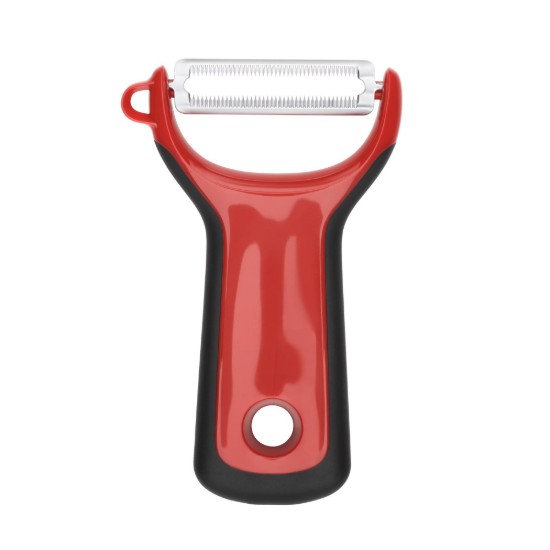 Vegetable peeler with serrated blade, stainless steel, red - OXO
