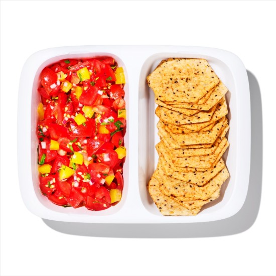 Prep & Go divided food container with 2 compartments - OXO